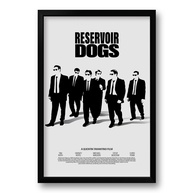 Quadro Decorativo Cães de Aluguel Reservoir Dogs 40x60cm - Moldura Ecológica em Madeira de Pinus - imagem 1