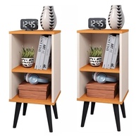 Mesa de Cabeceira Charme 61x30x30cm - Moderna, Versátil e Ecológica para Quartos Pequenos - imagem 4