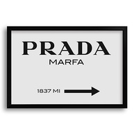 Quadro Decorativo Prada Marfa Gossip Girl | Design Moderno 40x60cm com Moldura Ecológica - imagem 2