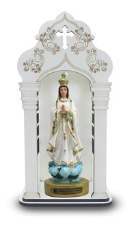 Capela de Nossa Senhora de Fátima 34cm - Resistente e Ecológica - imagem 1
