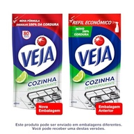Veja Cozinha Desengordurante Limão Refil 400ml - Limpeza Rápida e Ecológica - imagem 3
