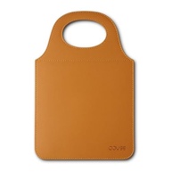 Lixeira Premium para Carro em Couro Ecológico - Porta Lixo Universal Elegante Caramelo - imagem 2