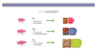 New Wave Safe Snacker Rosa 200ml - Recipiente Aço Inox Seguro e Ecológico - imagem 4