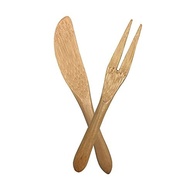 Conjunto de 12 Mini Talheres de Bambu Ecológicos – Leve e Sustentável para Piqueniques e Viagens - imagem 2