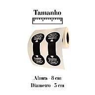 Adesivo Lacre 8x3cm para Delivery e Ecommerce - imagem 1