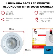 Spot LED Embutir: Ilumine com Economia! - imagem 2