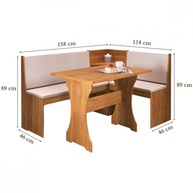 Mesa de Canto Estofada Golden: Conforto e Economia! - imagem 2