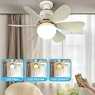 Ventilador de Teto com Luz: Conforto e Economia! - imagem 2