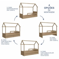 Bicama Infantil Soninho Oak: Conforto e Economia! - imagem 2