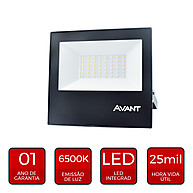 Refletor LED Slim 50W: Iluminação Forte e Econômica - imagem 2