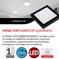 Plafon Sobrepor 24W: Iluminação Moderna e Econômica - imagem 2