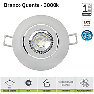 Kit 30 Spot Led 7W 3000K Bivolt - Iluminação Moderna e Econômica - imagem 2