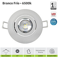 Kit 10 Spot Led 7W 6500K Easy – Iluminação Potente e Econômica - imagem 2