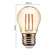 Lâmpada Filamento LED G45: Vintage e Econômica! - imagem 2