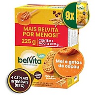Belvita Mel & Cacau: Delícia Econômica 225g - imagem 1