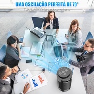 Ventilador de Torre 32cm com Controle Remoto | Silencioso, Econômico e Moderno - imagem 4