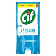 Limpador Cif Banheiro Sem Cloro 450ml - Refil Econômico com Fórmula Avançada - imagem 2