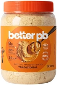 Pasta de Amendoim em Pó Sabor Tradicional Econômico 380g - Betterpb - imagem 1