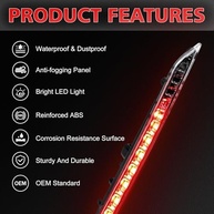 Terceira Luz de Freio LED Ford Edge 2015-2024 | Alta Visibilidade e Segurança - imagem 5