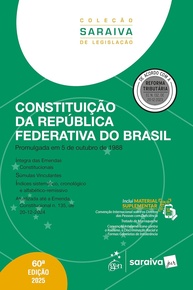 Constituição Federal 2025 - 60ª Edição Saraiva Jur: Sua Guia Essencial - imagem 1