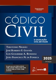 Código Civil e Legislação Civil em Vigor 2025: A Edição Essencial para Profissionais do Direito - imagem 1