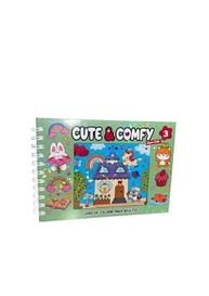 Livro de Colorir Adulto Cute & Comfy Super Extra Edição 03: Relaxamento e Criatividade com Capa Holográfica - imagem 3