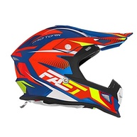 Capacete Motocross Pro Tork Fast Fantasy Limited Edition 62 - Azul/Laranja (Tamanho 62) - imagem 4