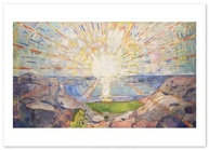 Pôster Edvard Munch 'The Sun' A3 - Impressão Premium Feita no Japão - imagem 2