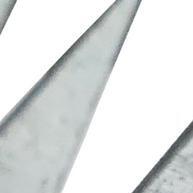 Lança para Muro Galvanizada Dupla Base V 1 Metro: Proteção Durável e Eficaz - imagem 2