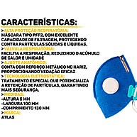 Máscara de Feltro Atlas: Proteção Respiratória Eficaz - imagem 2