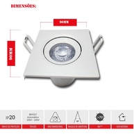 Spot LED Embutir 5W: Ilumine com Eficiência! - imagem 2