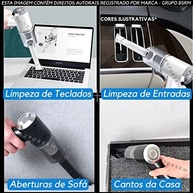 Aspirador Portátil REUUY Bivolt USB: Limpeza Rápida e Eficiente para Carro, PC e Mais! - imagem 4