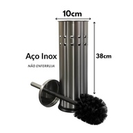 Escova Sanitária de Inox com Suporte - Design Moderno e Cerdas Flexíveis para Limpeza Eficiente - imagem 3
