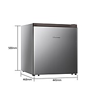 Frigobar Hisense 44L: Prata, Compacto e Eficiente - imagem 2