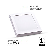 Plafon LED 30W Avant: Iluminação Moderna e Eficiente - imagem 2
