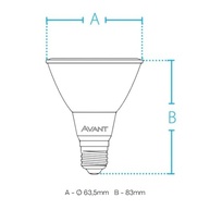 Lâmpada PAR20 LED 7W Avant: Iluminação Neutra 4000K, Bivolt e Eficiente - imagem 4