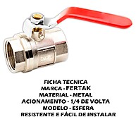 Registro de Esfera Zamac: Controle de Fluxo Eficiente - imagem 2