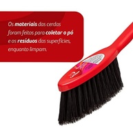 Vassourinha de Mão Condor Vermelha - Limpeza Prática e Eficiente para Pequenas Áreas - imagem 3