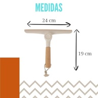 Kit Rodo e Escova Multiuso com Cabo de Bambu - Limpeza Eficiente e Ecológica para Pias, Vidros e Cantos - imagem 4