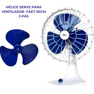 Hélice para Ventilador Faet 30cm - 3 Pás Azul Super Clima Eficiente - imagem 4