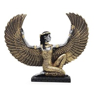 Estátua Deusa Ísis em Resina - Decoração Egípcia com Detalhes Manuais - imagem 3
