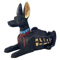 Cinzeiro Egípcio Anubis Black Pequeno em Resina - Decoração e Estilo para Ambientes Exclusivos - imagem 2