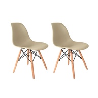 Conjunto 2 Cadeiras Eames Eiffel Dkr Movescan Fendi - Design Moderno e Conforto - imagem 1