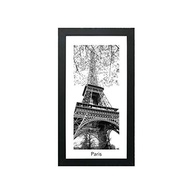 Quadro com Vidro Eiffel Kapos Preto 30x55cm - Decoração Moderna com Estilo Francês - imagem 2