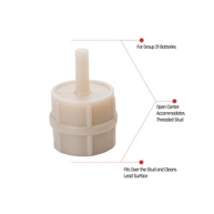 EZRED Ez Red 505Btsshqd: Limpador Termo de Bateria de Eixo em Aço para Grupo 31 - imagem 5