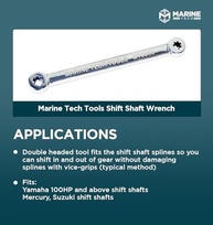 Chave de Eixo de Câmbio Marine Tech Tools: Precisão para Motores Mercury, Suzuki e Yamaha 100HP+ - imagem 4
