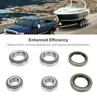 Kit Rolamento Cubo Reboque Marinho L68149 LM12749 - Eixo Roda Completo - imagem 3