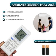 Controle Remoto para Ar Condicionado Electrolux Ecoturbo Split – Compatibilidade Total com Pilhas Inclusas - imagem 5