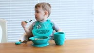 Kit Alimentação Copo Anatômico, Tigela e Talheres Elefante - Marcus & Marcus | Seguro e Saudável para Bebês - imagem 3