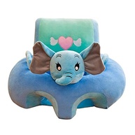 Assento para Bebê Elefante Azul - Almofada de Apoio Ergonômica com Suporte à Postura - imagem 2